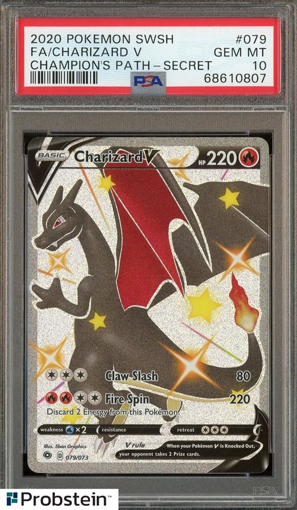 PSA10 リザードン　Charizard V 英語版　チャンピオンズパス Charizard V #79- Pokemon Champions Path - Black Label - BGS
