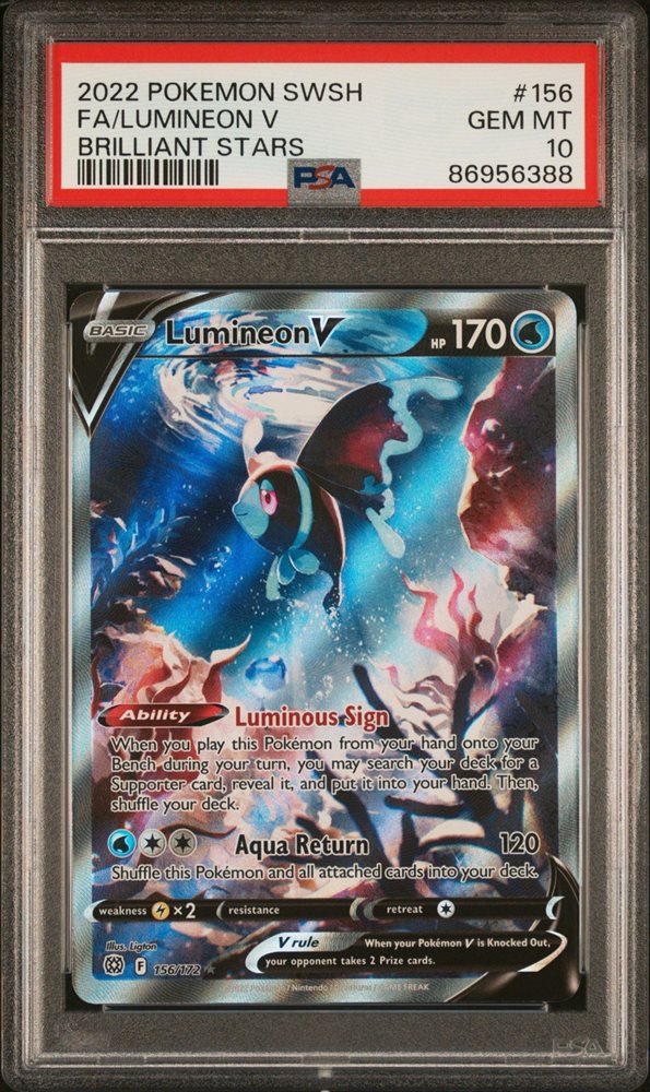 PSA10 ネオラントV lumineon 2022 48 Auction Prices Realized Tcg Cards 2022 POKEMON SWORD