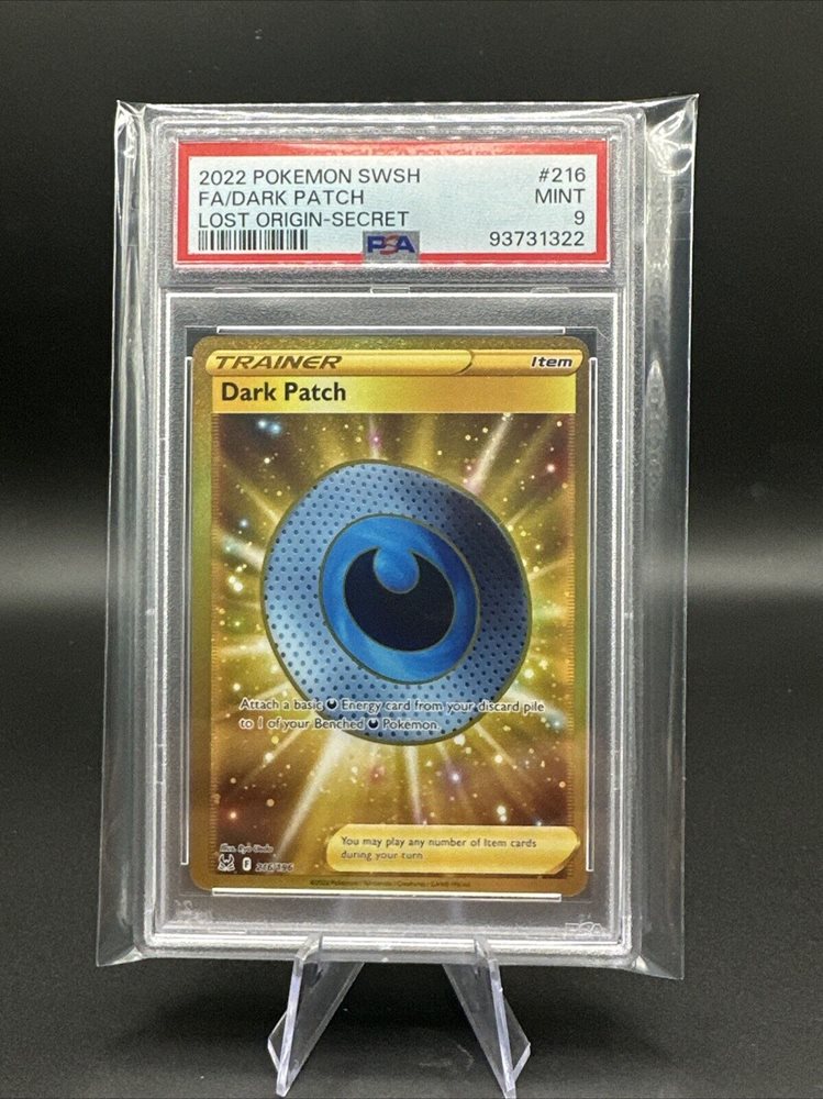 dark patch gold pokemon card Pokemon Card: DARK PATCH 216/196 TCG MINT 9 – THE CARD SPOT PTY LTD main image 0