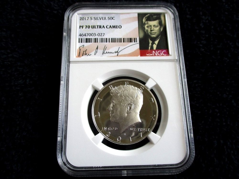2017 S PCGS 70 SILVER Proof Kennedy Half