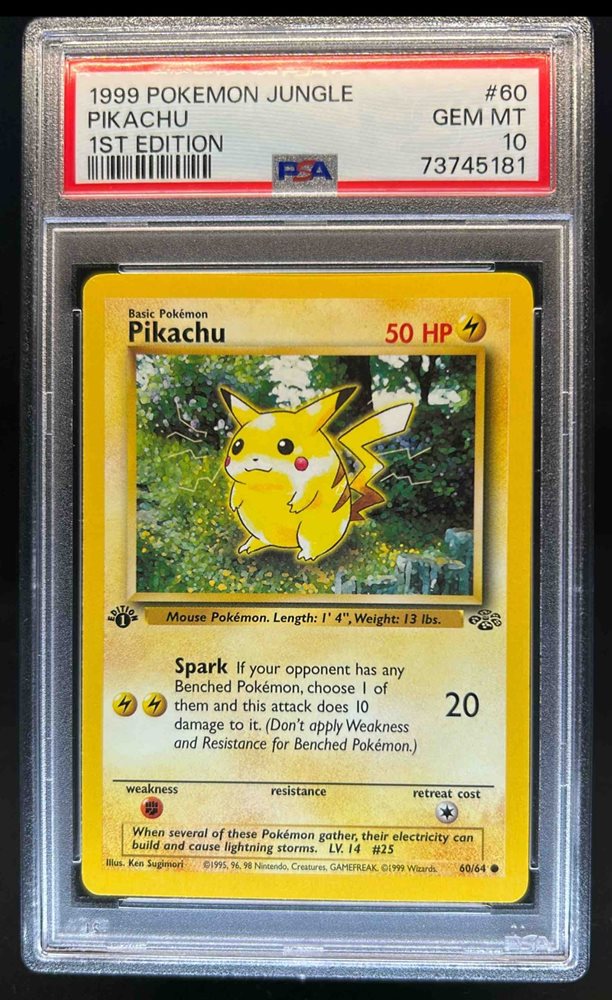 psa10 6 ピカチュウ スリープ 1999 PSA10】ピカチュウ 英語 イエローチーク シャドーレス ポケカ