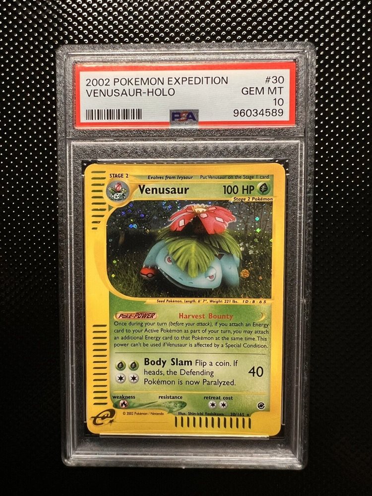 2002 venusaur pokemon card eBay Auction Item 375655101869 TCG Cards 2002 Pokemon Expedition