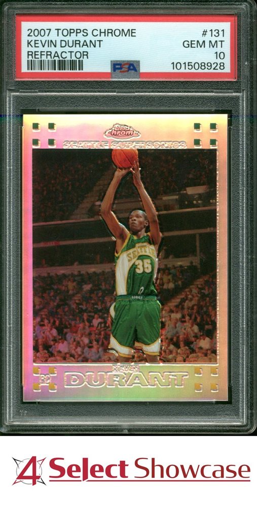 その他 2007-08 Topps Chrome Kevin Durant RC Auction Prices Realized Basketball Cards 2007 TOPPS CHROME Kevin