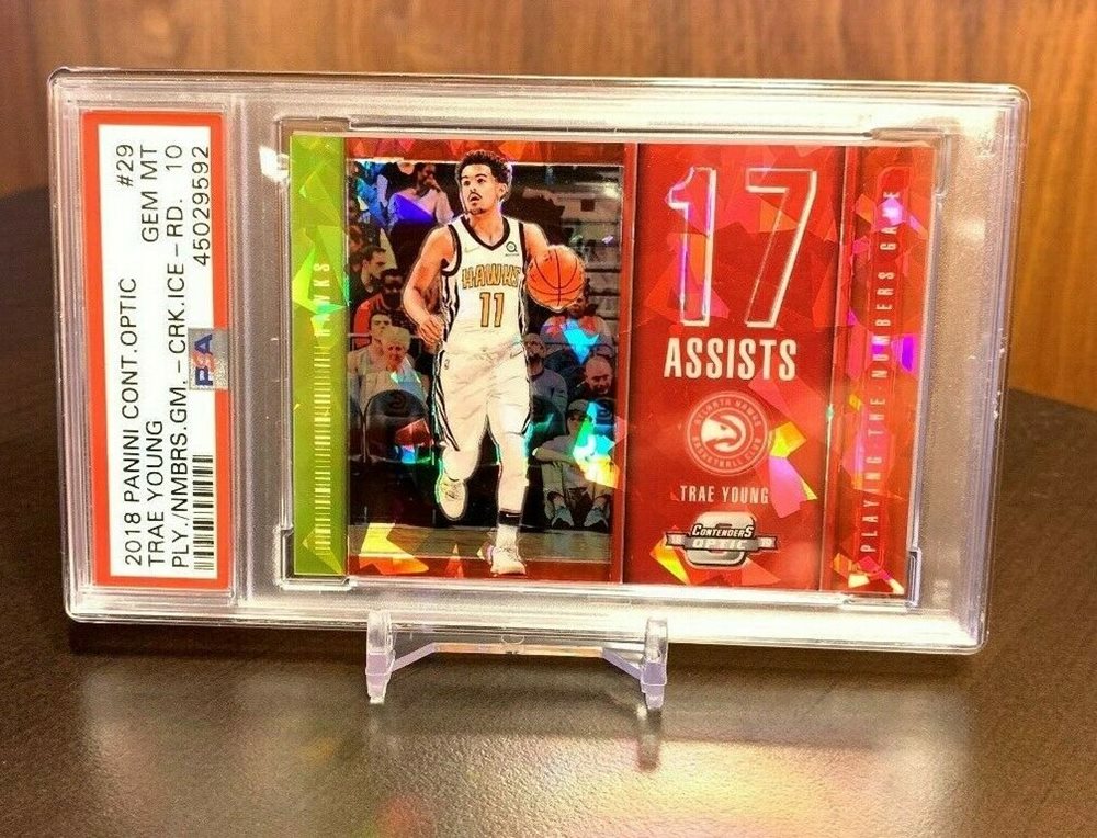 Trae Young Contenders Optic RC 鑑定済み 2018 Panini Contenders Optic Trae Young RC Rookie Card