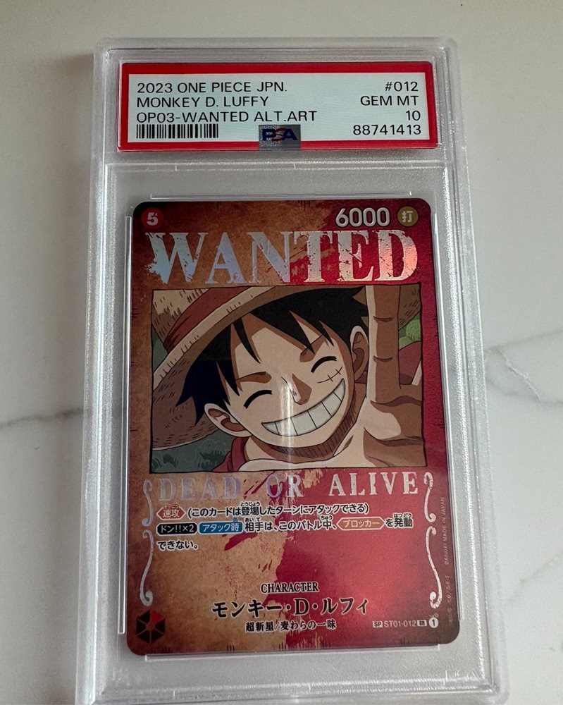 ONE PIECE JPN モンキー・D・ルフィ WANTED ALT ART ONE PIECE JPN モンキー・D・ルフィ WANTED ALT ART
