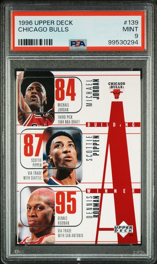 1995-96 Upper Deck SP MICHAEL JORDAN #AS2 1996 NBA All Stars