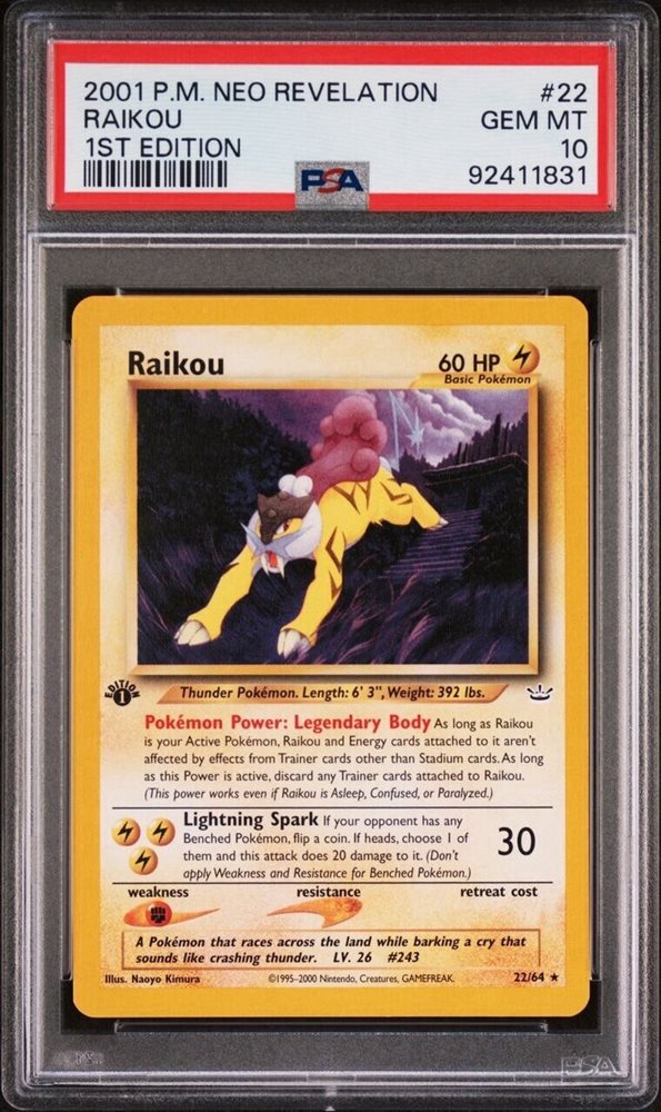 Auction Prices Realized Tcg Cards 2001 POKEMON NEO