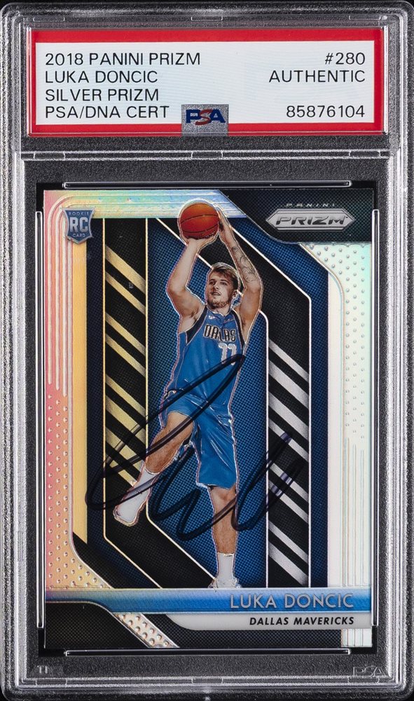 PANINI prizm DONCIC ドンチッチ  ルーキー PSA9 rc 2023-24 Panini Prizm Luka Doncic Deep Space - Silver Prizm