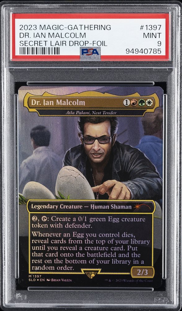 ian malcolm mtg card Ian Malcolm, Chaotician (Borderless) [Jurassic World Collection]  TokenMTG