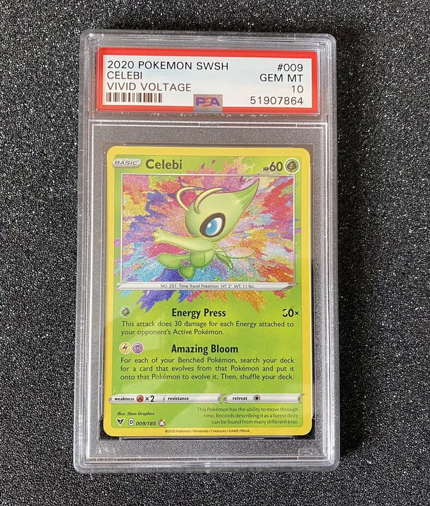 Auction Prices Realized Tcg Cards Pokemon Sword Shield Vivid Voltage Celebi