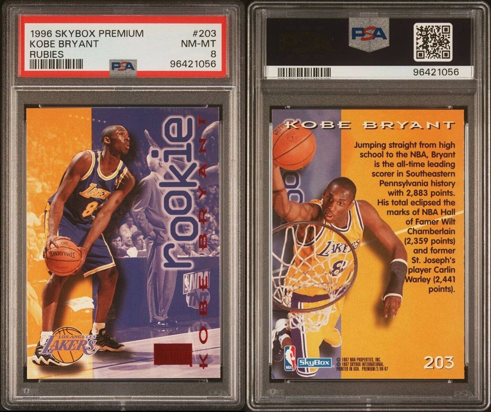 Kobe Bryant 1997-98 Skybox Z-Force Zforce #88 PSA 9 Graded