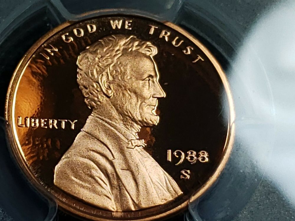 1993-S Lincoln Cent PR70RD DCAM PCGS Proof 70 Red Deep Cameo