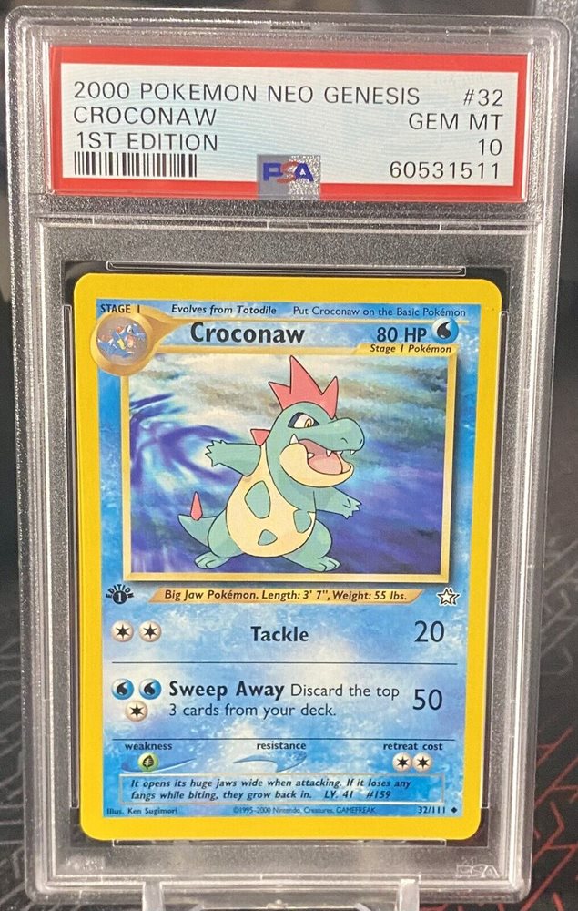 pokemon croconaw card (32/111) - Neo Genesis Choose all Energy cards you find there Croconaw | Pokmon Cards and