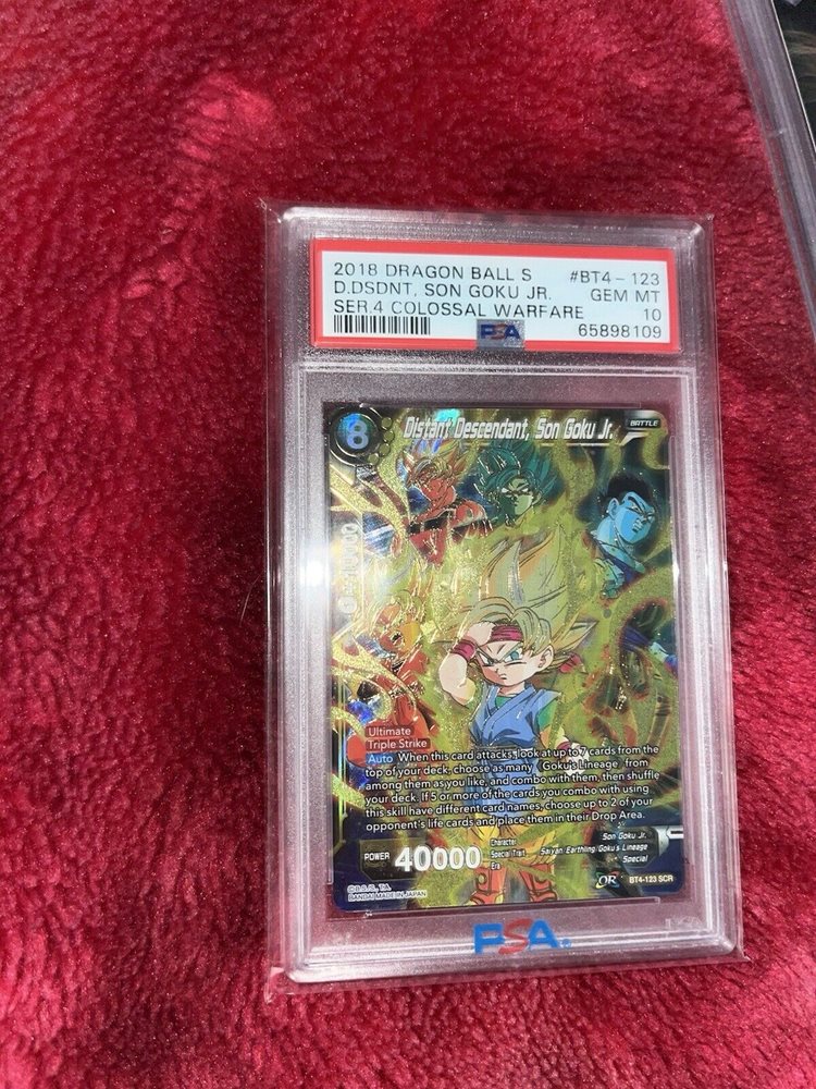 ドラゴンボールカード Distant Descendant, Son Goku Jr #BT4-123 2018 SECRET RARE #BT4-123 DISTANT DESCENDANT, SON GOKU JR