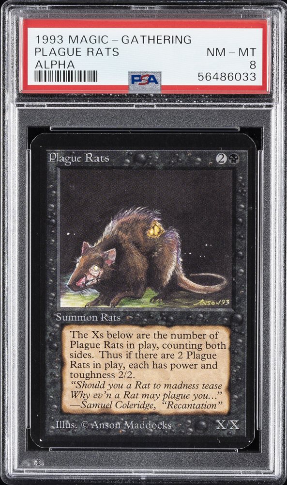 MTG 疫病ネズミ　plague rats 英語　アルファ　α LEA MTG 疫病ネズミ plague rats 英語 アルファ α LEA