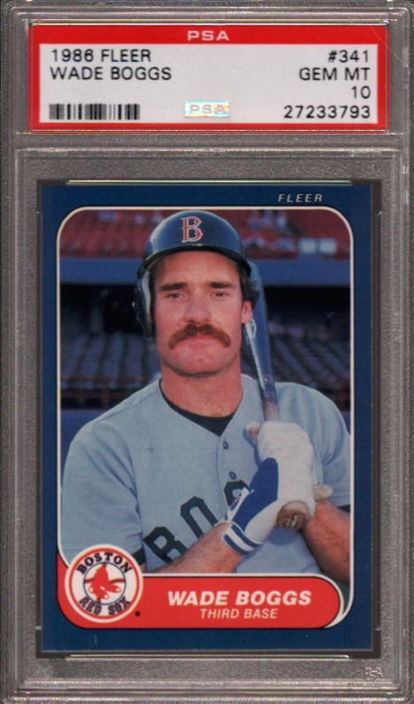Auction Prices Realized Baseball Cards 1986 Fleer Wade Boggs