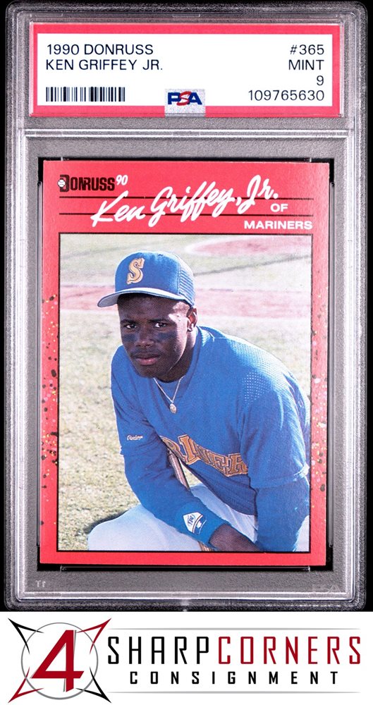 1990年 ケン ・ グリフィー Jr.入りランダムセット087 1990 Donruss - Ken Griffey Jr #365 No . After Inc in the