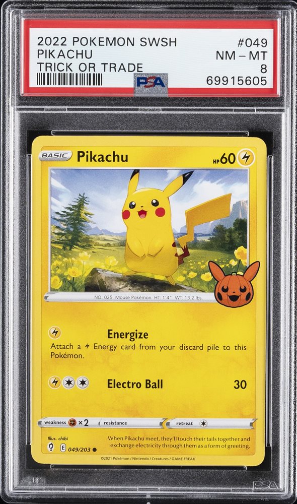 ピカチュウ swsh trick or trade 2022 psa10 Auction Prices Realized Tcg Cards 2021 POKEMON SWORD