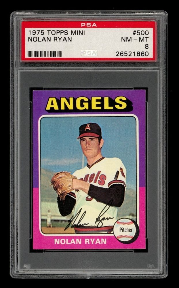 1975 Topps NOLAN RYAN PSA 8 ビンテージ エンゼルス 1975 Topps NOLAN RYAN PSA 8 ビンテージ エンゼルス 1975 Topps