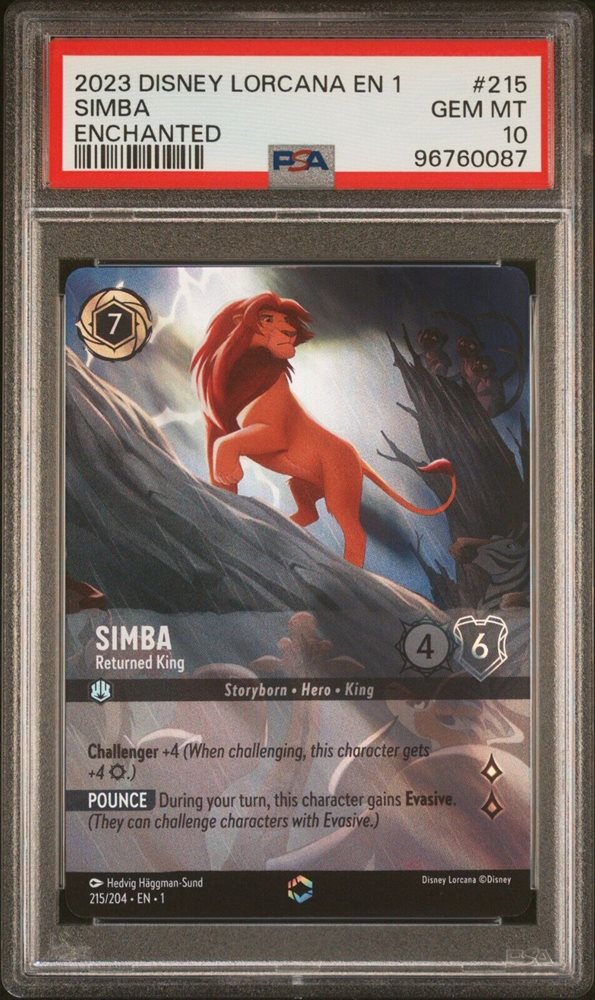 Auction Prices Realized Tcg Cards 2023 DISNEY LORCANA EN 1