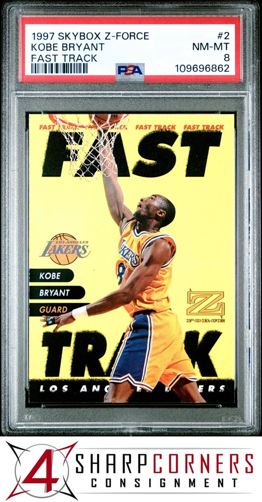 その他 1997 97 Skybox Fast Track KOBE BRYANT #2 1997-98 Skybox Z-Force Fast Track #2 Kobe Bryant - PSA EX-MT