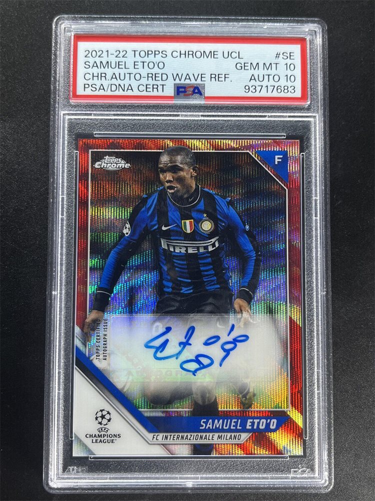 シングルカード Panini Select Soccer Samuel Etoo Auto Auto Samuel Eto'o Panini Select Historic - メルカリ