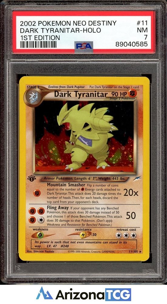 Auction Prices Realized Tcg Cards 2002 POKEMON NEO DESTINY Dark