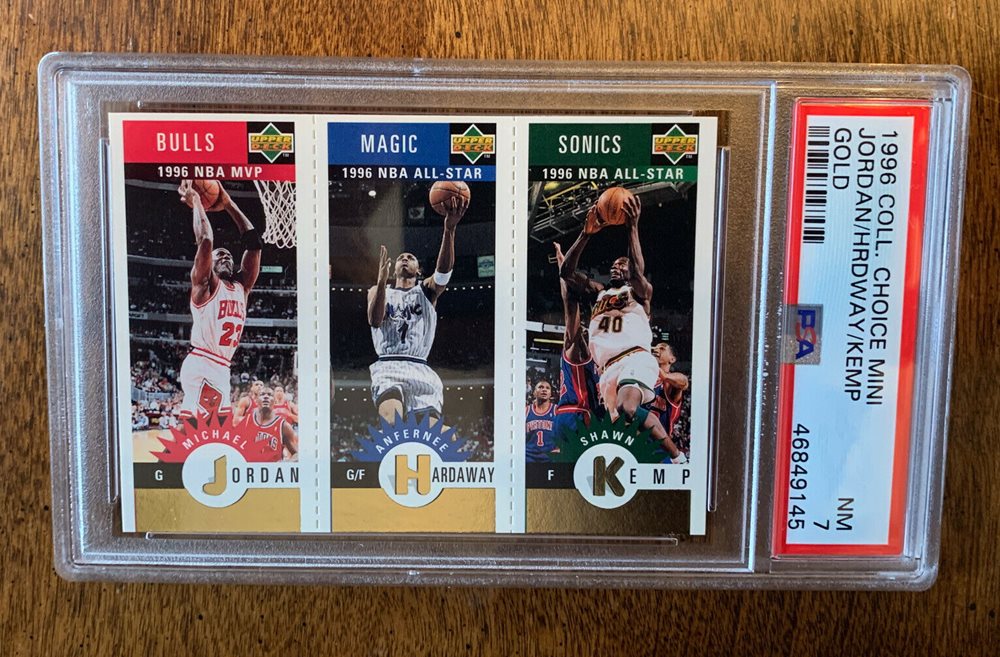 Jordan.Penny.Kemp』ミニカード（レアカード） MICHAEL JORDAN / PENNY HARDAWAY / SHAWN KEMP 1996 UPPER DECK
