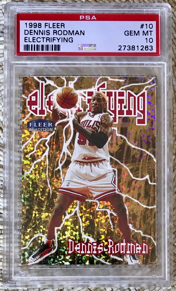 1998 Fleer Tradition Dennis Rodman #91 1998-99 Fleer Tradition 1998 Fleer Tradition Dennis Rodman #91