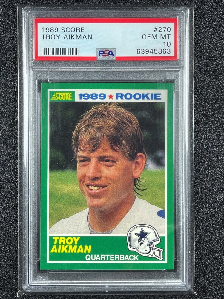 Auction Prices Realized Football Cards 1989 Score Troy Aikman