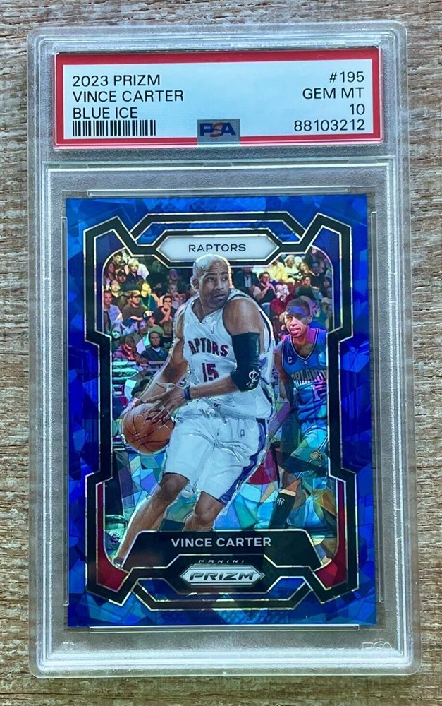 Vince Carter 2017-18 Panini Prizm Auto 直筆サインカード（VINCE 