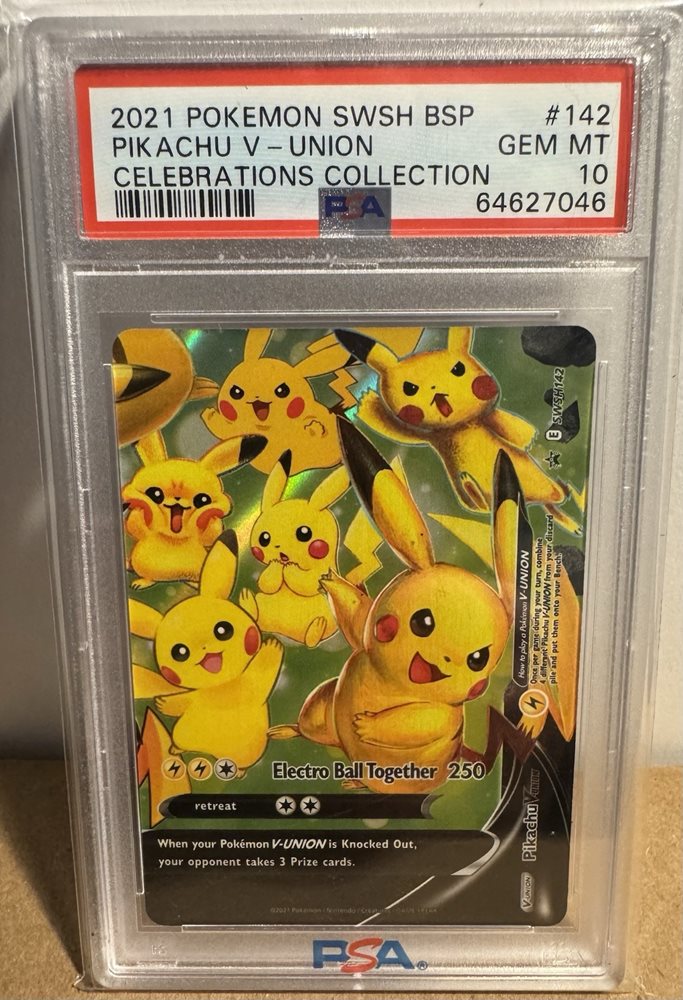 PIKACHU V-UNION Set 2021 POKEMON JAPANESE 25TH ANNIVERSARY