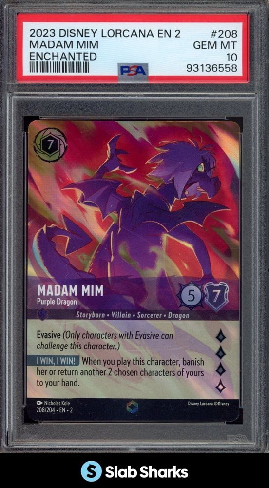 PSA10DISNEY LORCANA マダム・ミム#208 388 PSA10DISNEY LORCANA マダム・ミム#208 388 Auction Prices