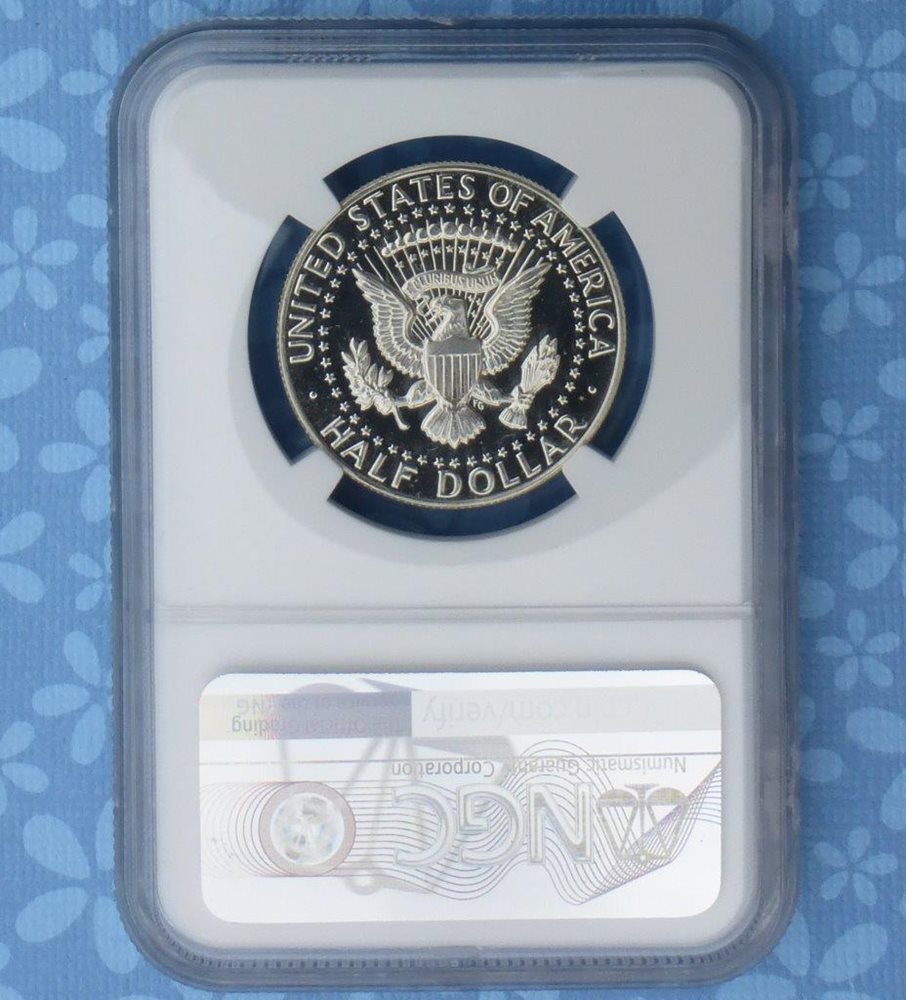 1967 SMS NGC MS 67 Cameo Kennedy Half Dollar, Gem MS67 Cam .50
