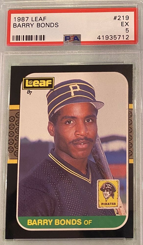Auction Prices Realized Baseball Cards 1987 Leaf Barry Bonds