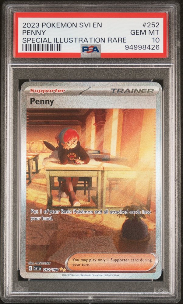 ボタン　2023 ポケモンカード Penny #100 PSA 10 ボタン 2023 ポケモンカード Penny #100 PSA 10 Penny 2023