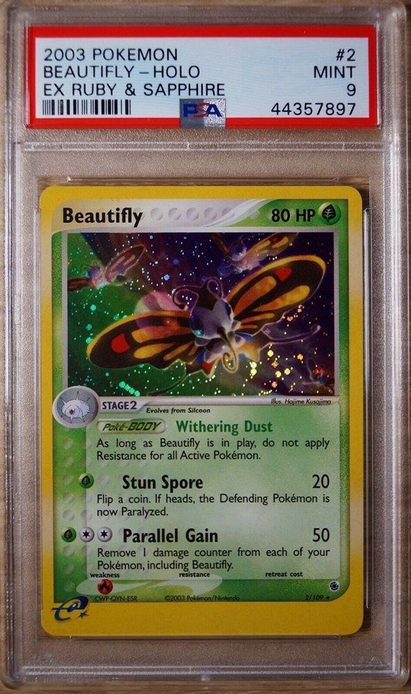 beautifly pokemon card value eBay Auction Item 174119706707 TCG Cards 2003 Pokemon EX Ruby & Sapphire