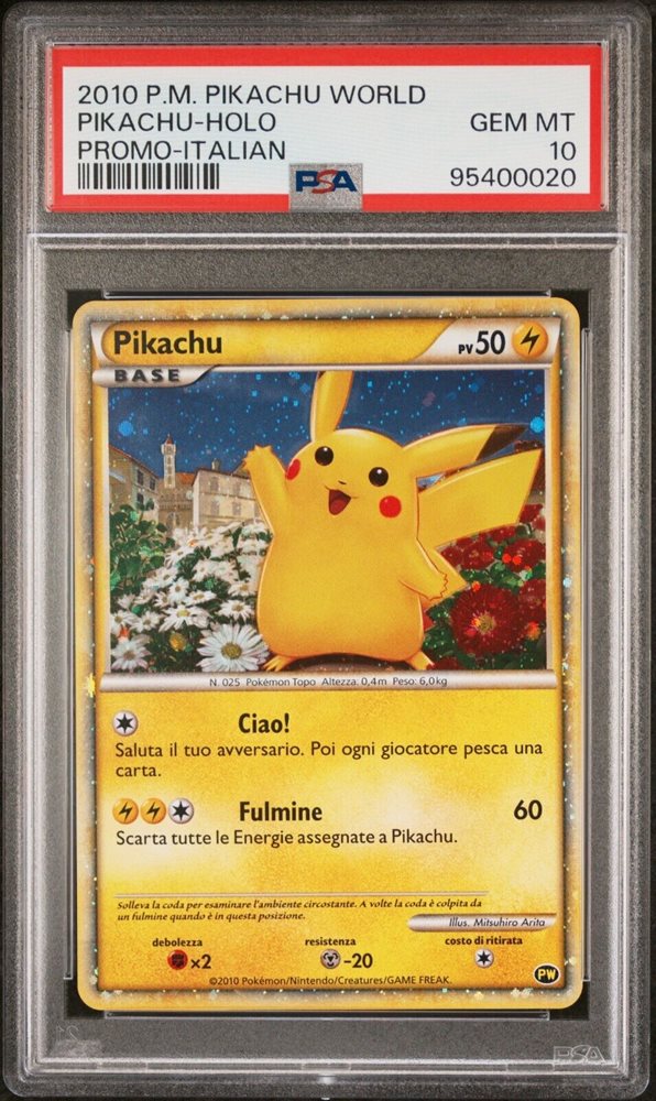 Auction Prices Realized Tcg Cards 2010 POKEMON PIKACHU WORLD
