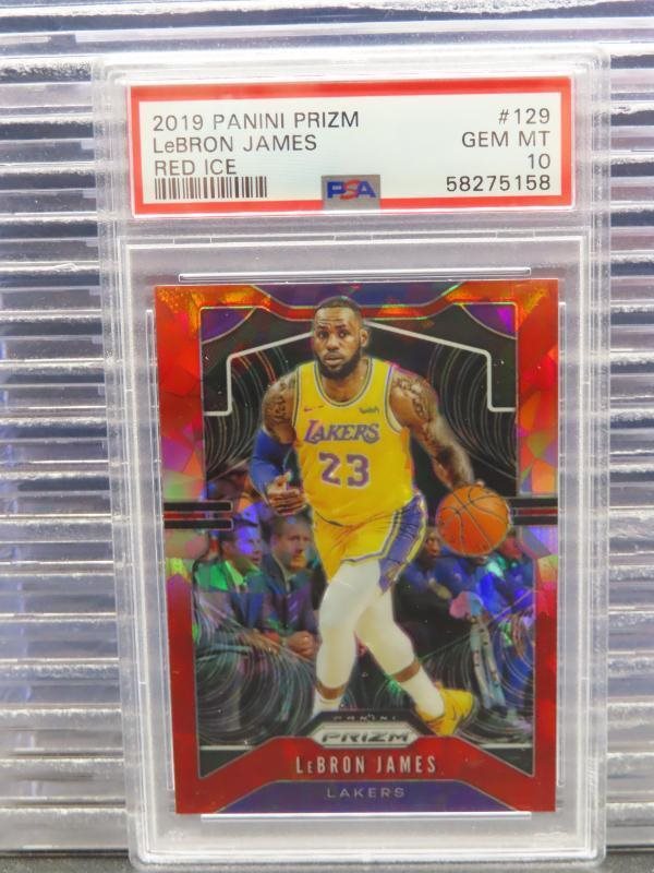 レブロン Prizm LeBron James red ice PSA 10! 2019 panini Prizm LeBron James red ice PSA10 | eBay