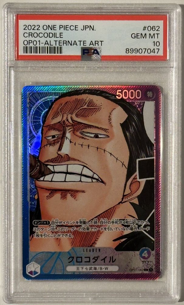 2022 One Piece CCG Crocodile #062 Romanian PSA 10 | CardsHQ