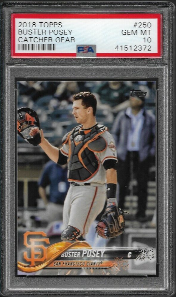 Auction Prices Realized Baseball Cards 2018 Topps Buster Posey CATCHER GEAR