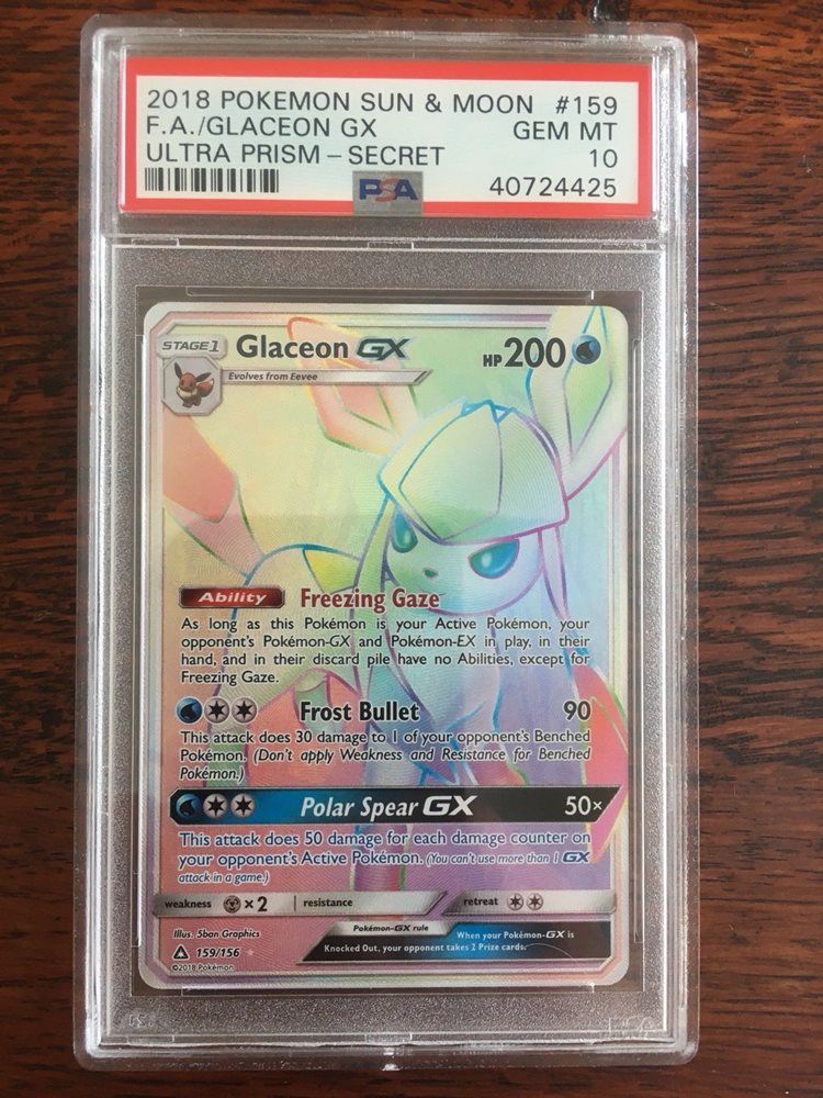 glaceon gx pokemon card value Pokmon Full Art Shiny Holo Rare Hidden Fates SV55/SV94 BGS 9.5 2019 [Metal]2 eBay Auction Item 323271422593 TCG