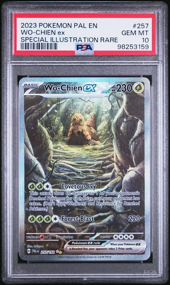 wo chien pokemon card Wo-Chien EX Ultra Rare Paldea Evolved 027/193, NM Pokemon Card main image 0