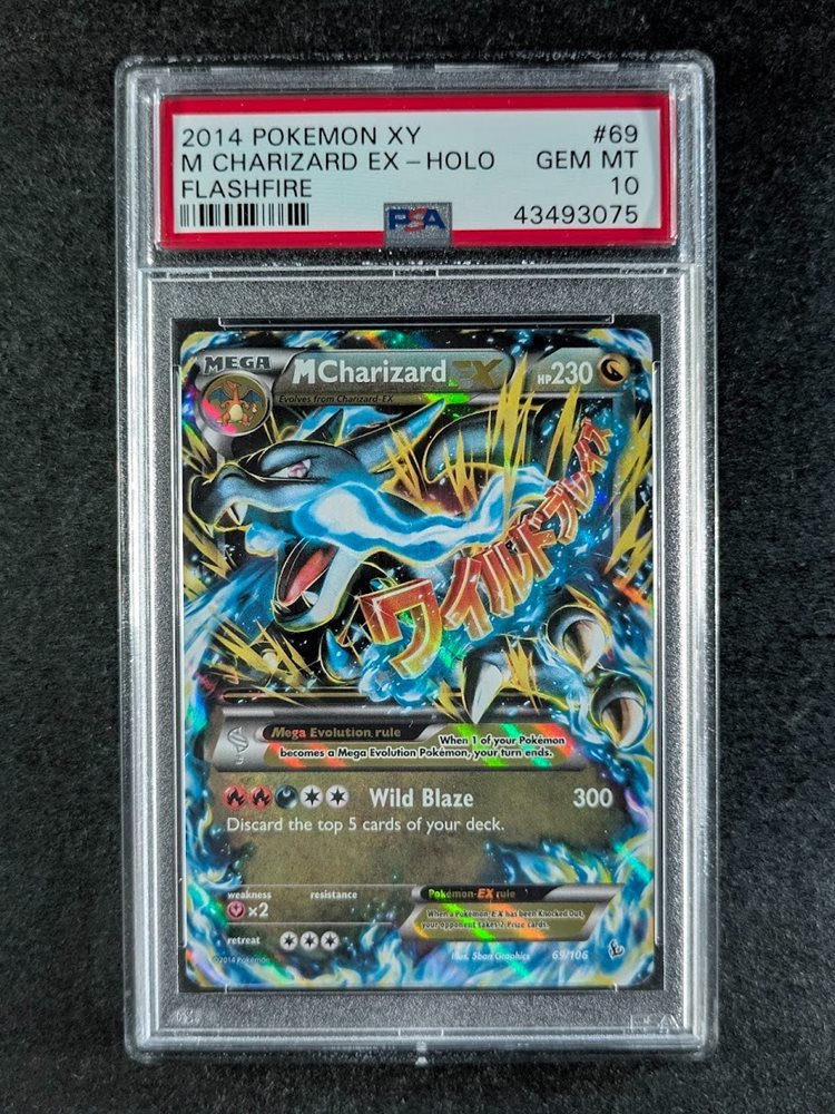 リザードン EX M Charizard PSA10品質 PSA10鑑定済〕MリザードンEX(Y)【-】{002/021}