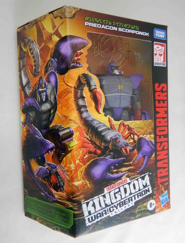NEW Transformers Kingdom PREDACON SCORPONOK Deluxe Clas