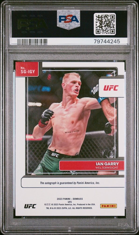UFC SELECT　イアン・ギャリー　サインカード 2023 Select UFC Trading Card Prizms Silver #54 Ian Garry | eBay