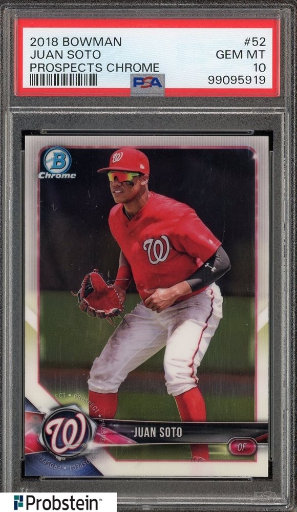 その他 2018 Bowman's B Perfomer Juan Soto PSA10 Juan Soto Rookie Card 2018 Bowman's Best - PSA 10 Gem Mint