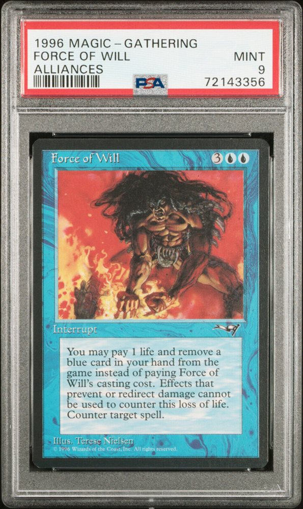 MTG 意思の力　FOIL Force of Will MR PSA9 Foil】《意志の力/Force of Will》[EMA] 青R | 日本最大級 MTG