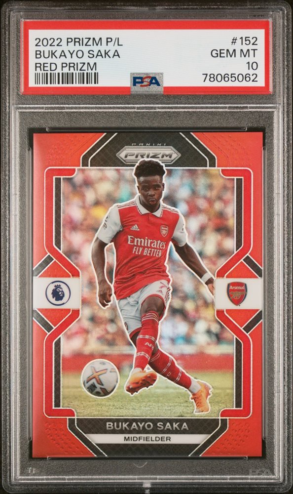 PANINI obsidian BUKAYO SAKA PSA10 ブカヨ サカ 2022-23 Panini Obsidian FIFA England Bukayo Saka Purple