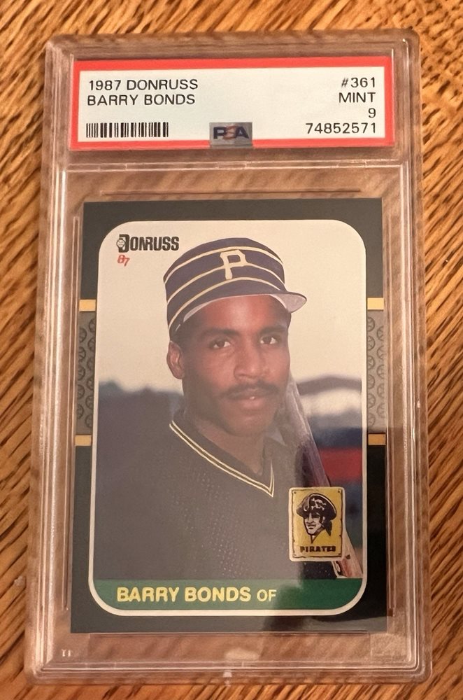 Auction Prices Realized Baseball Cards 1987 DONRUSS Barry Bonds